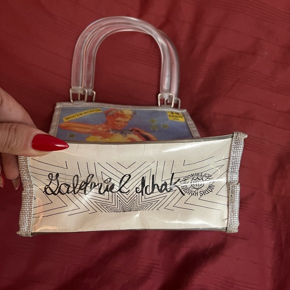 Pinup girl clear clutch purse - Picture 3 of 4